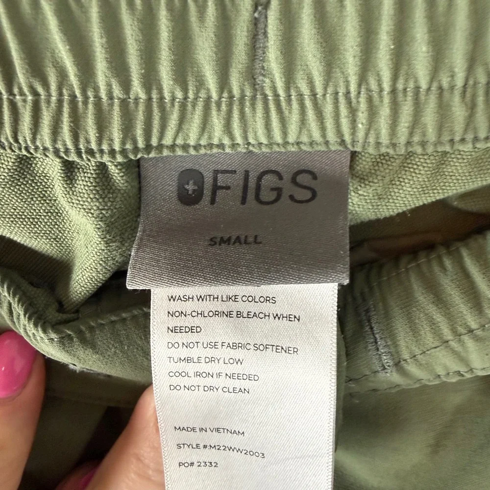 FIGS Mens Jogger Green Technical Utility‎ Pants Scrubs M22WW2003 S